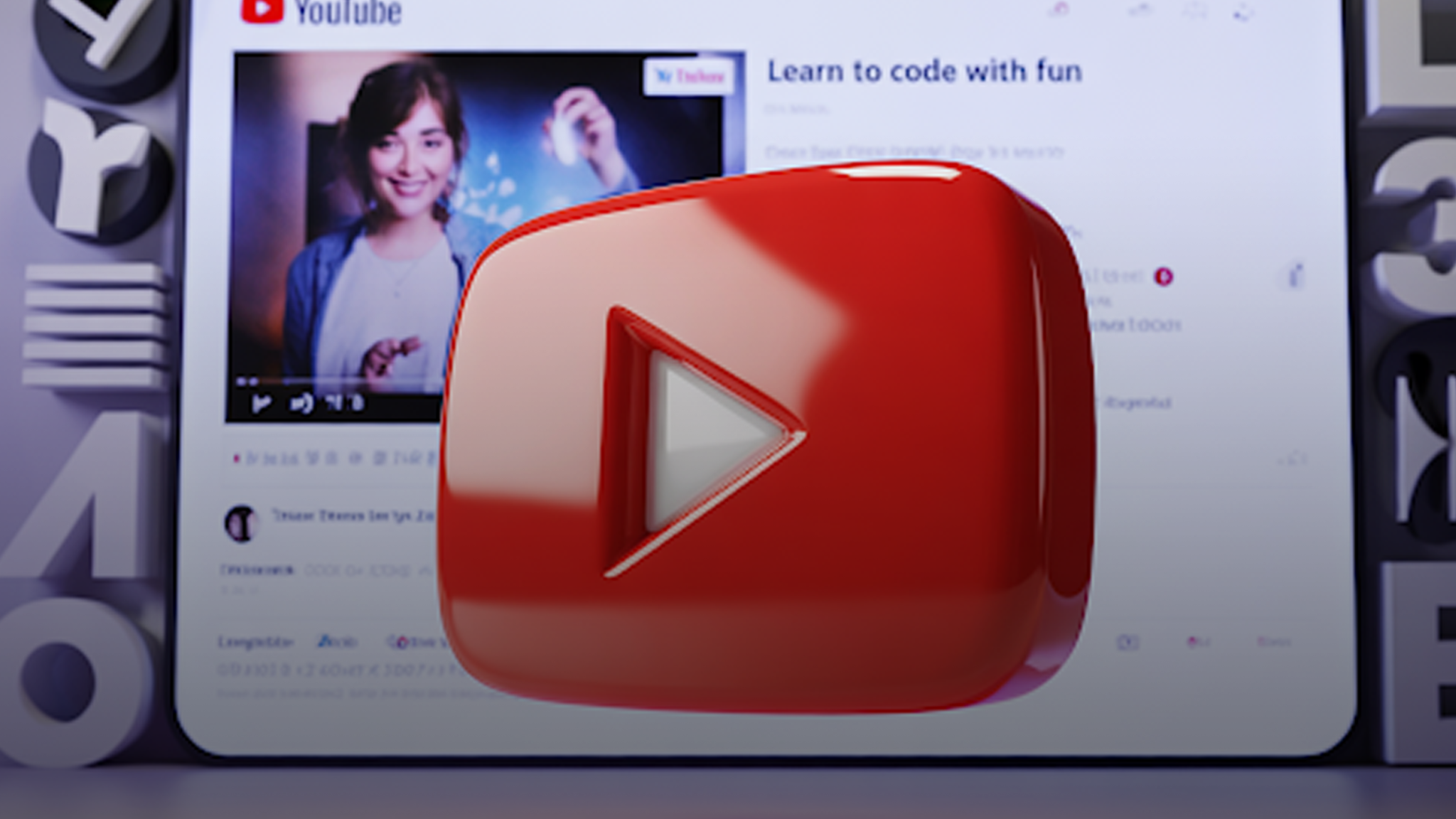 3D Logo for YouTube Channel: Why Poor Branding Might Be Killing Your Views
